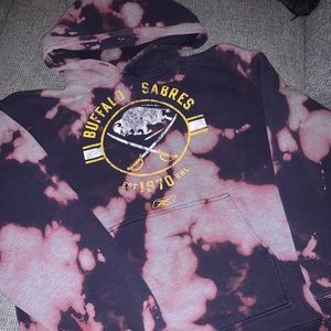 Bleach dye hoodie
